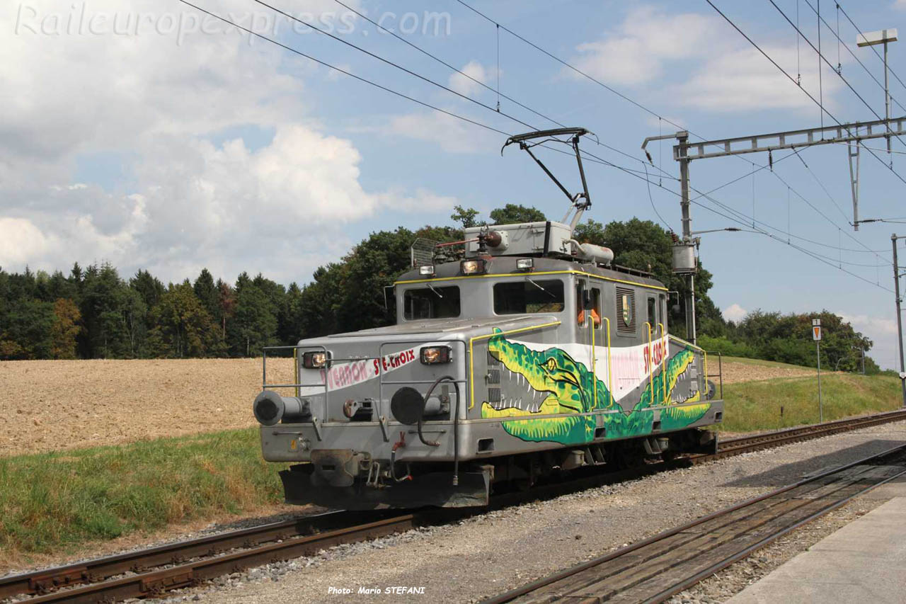 Ge 4/4 1 Y St C à Essert sous Champvent (CH)