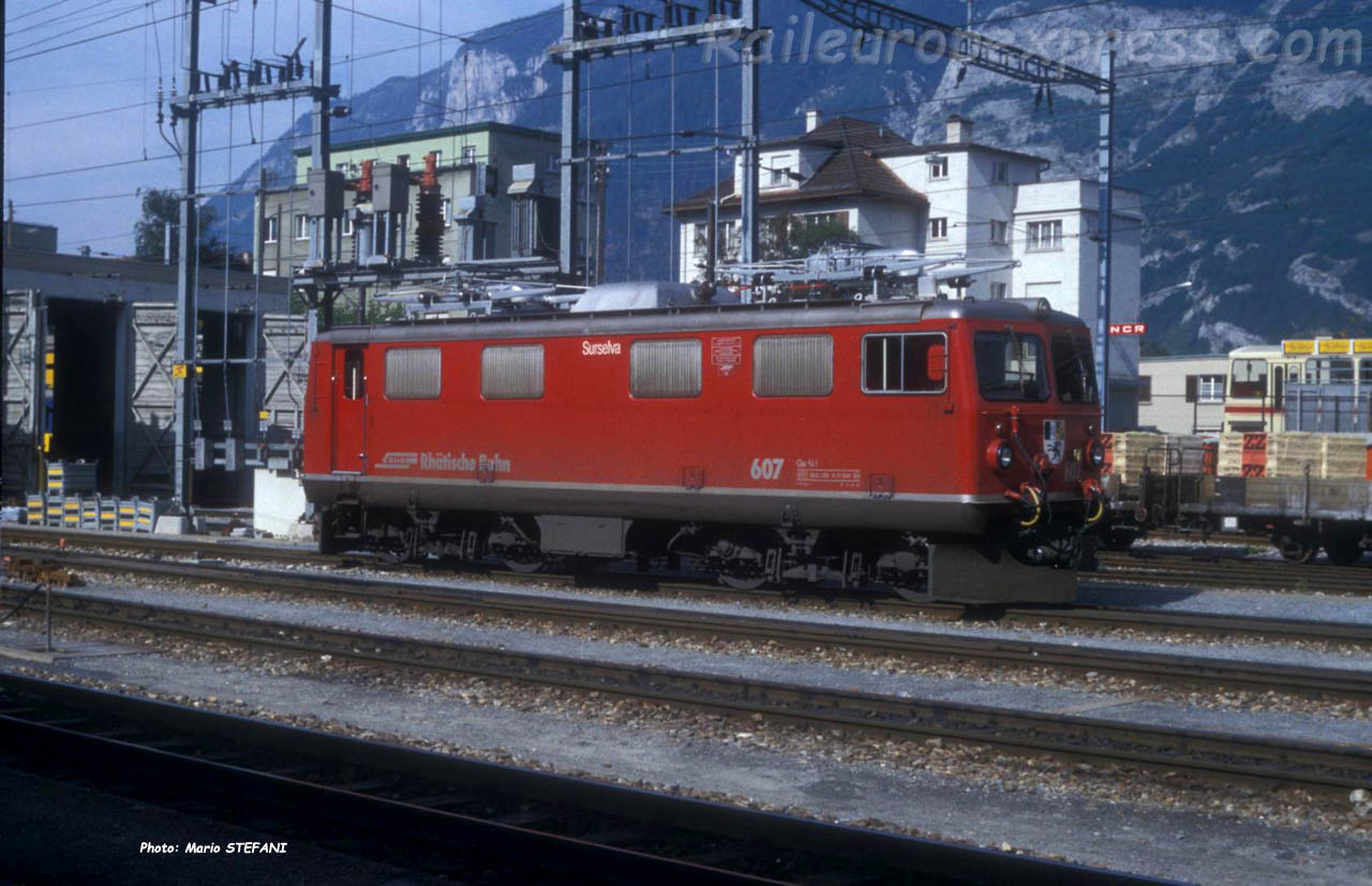 Ge 4/4 I 607 RhB à Chur (CH)