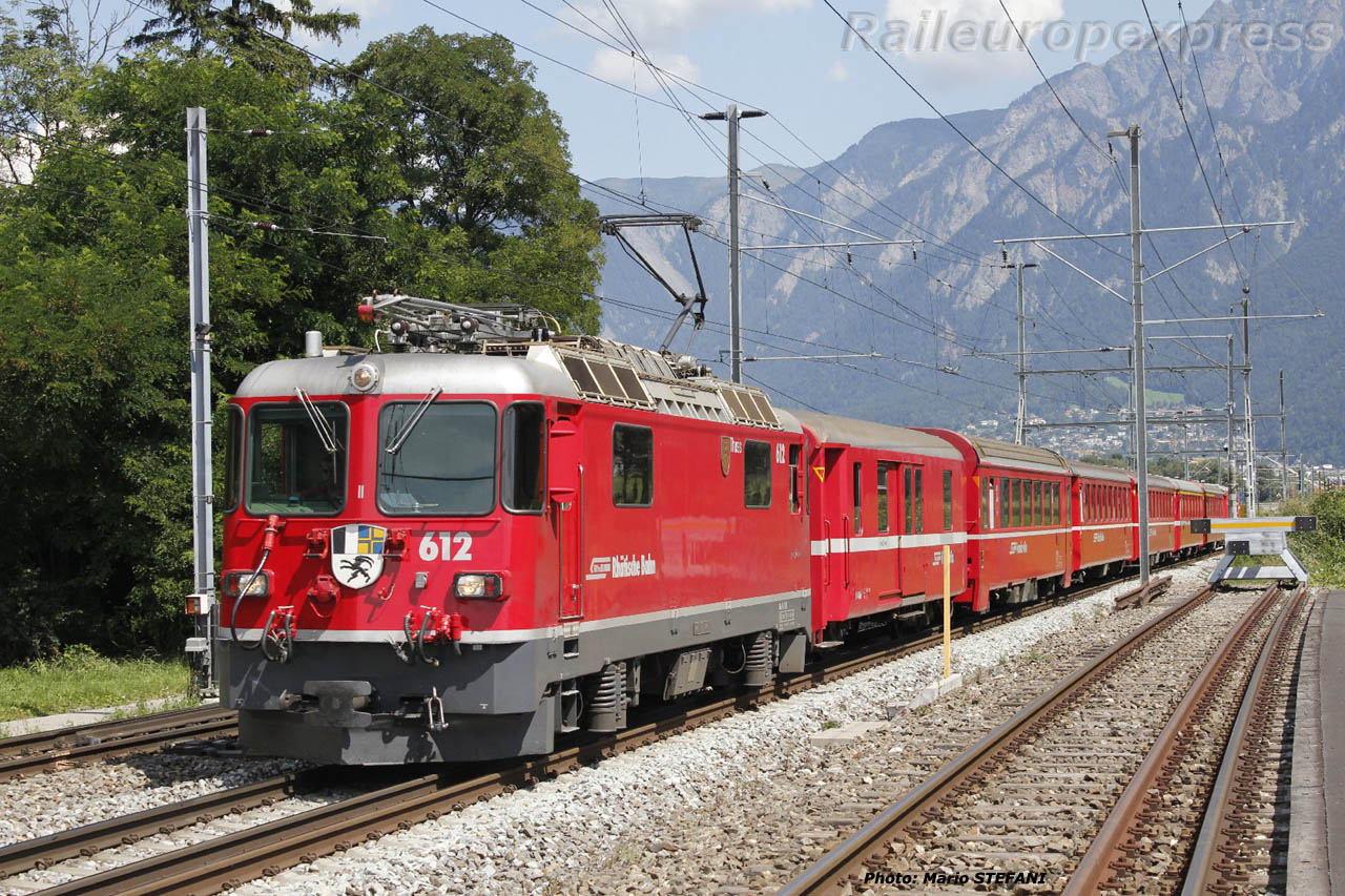 Ge 4/4 II 612 RhB à Felsberg (CH)