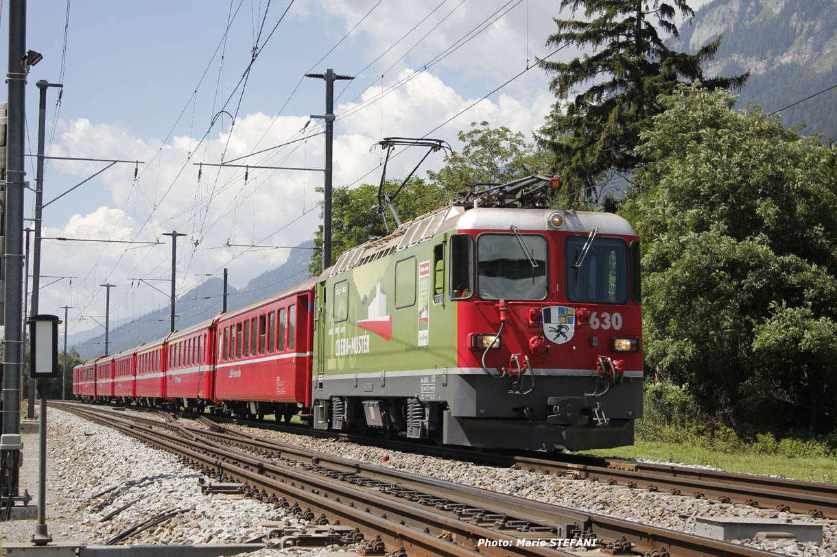 Ge 4/4 II 630 100 RhB à Felsberg