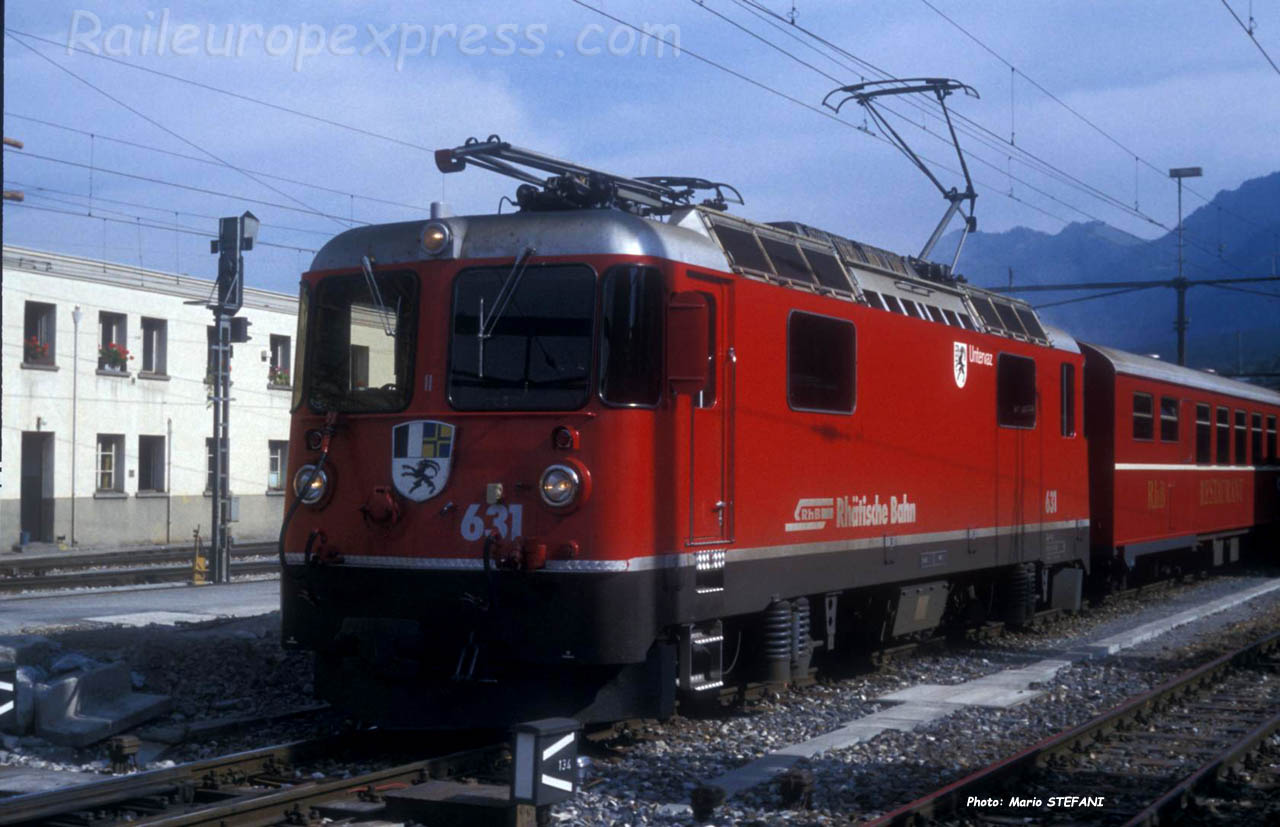 Ge 4/4 II 631 RhB à Chur (CH)