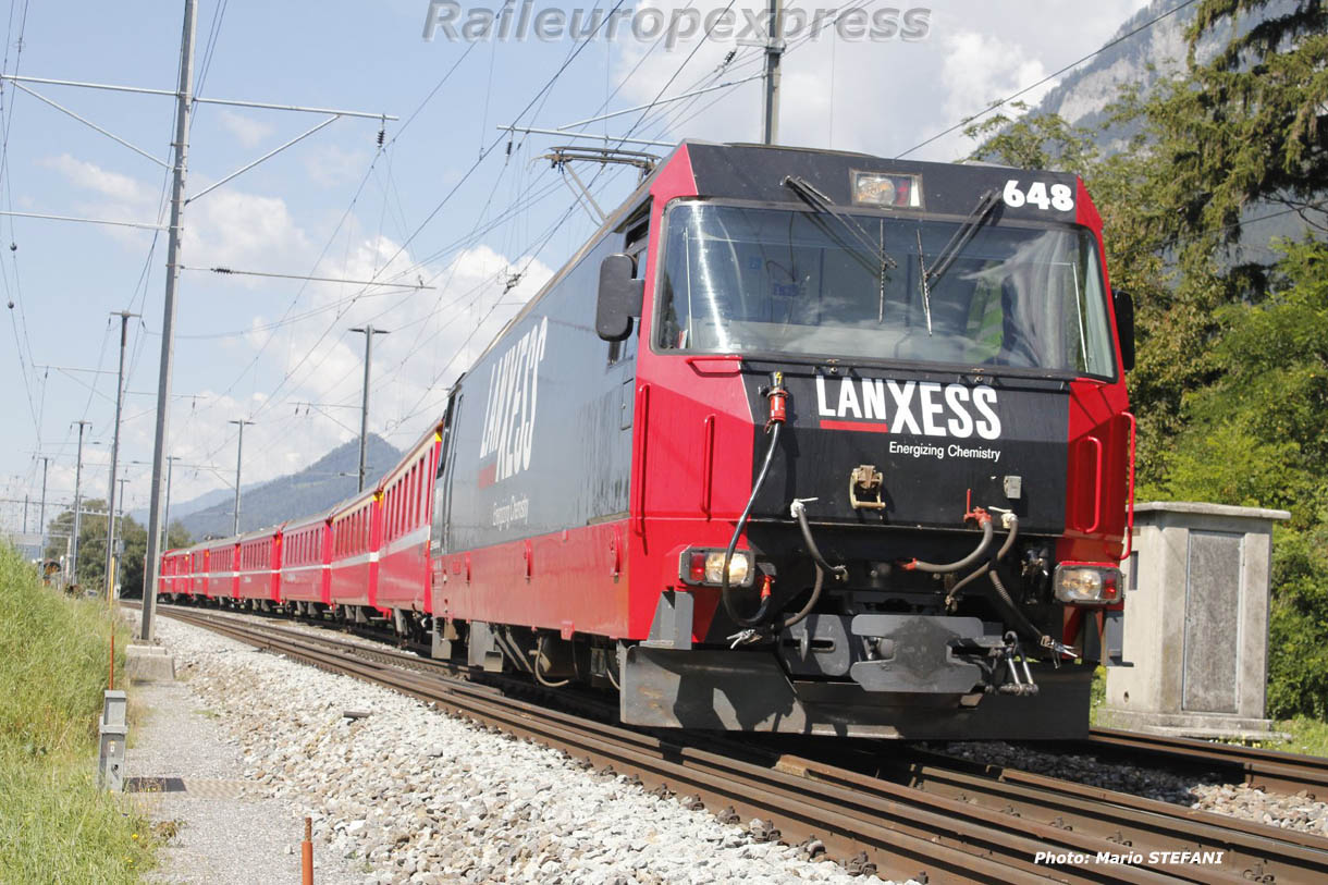 Ge 4-4 III 648 RhB à Felsberg