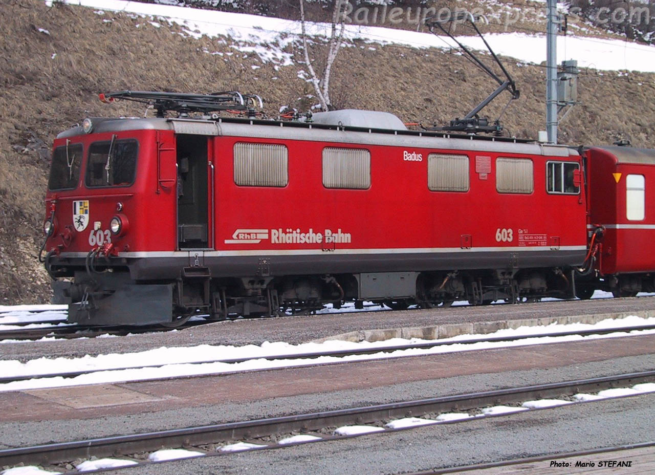 Ge 4/4 I 603 RhB à Filisur (CH)