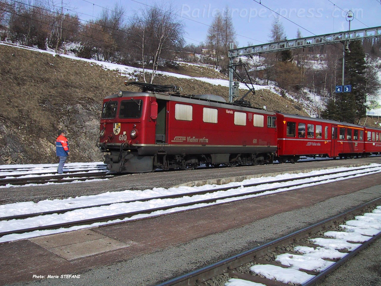 Ge 4/4 I 610 RhB à Filisur (CH)