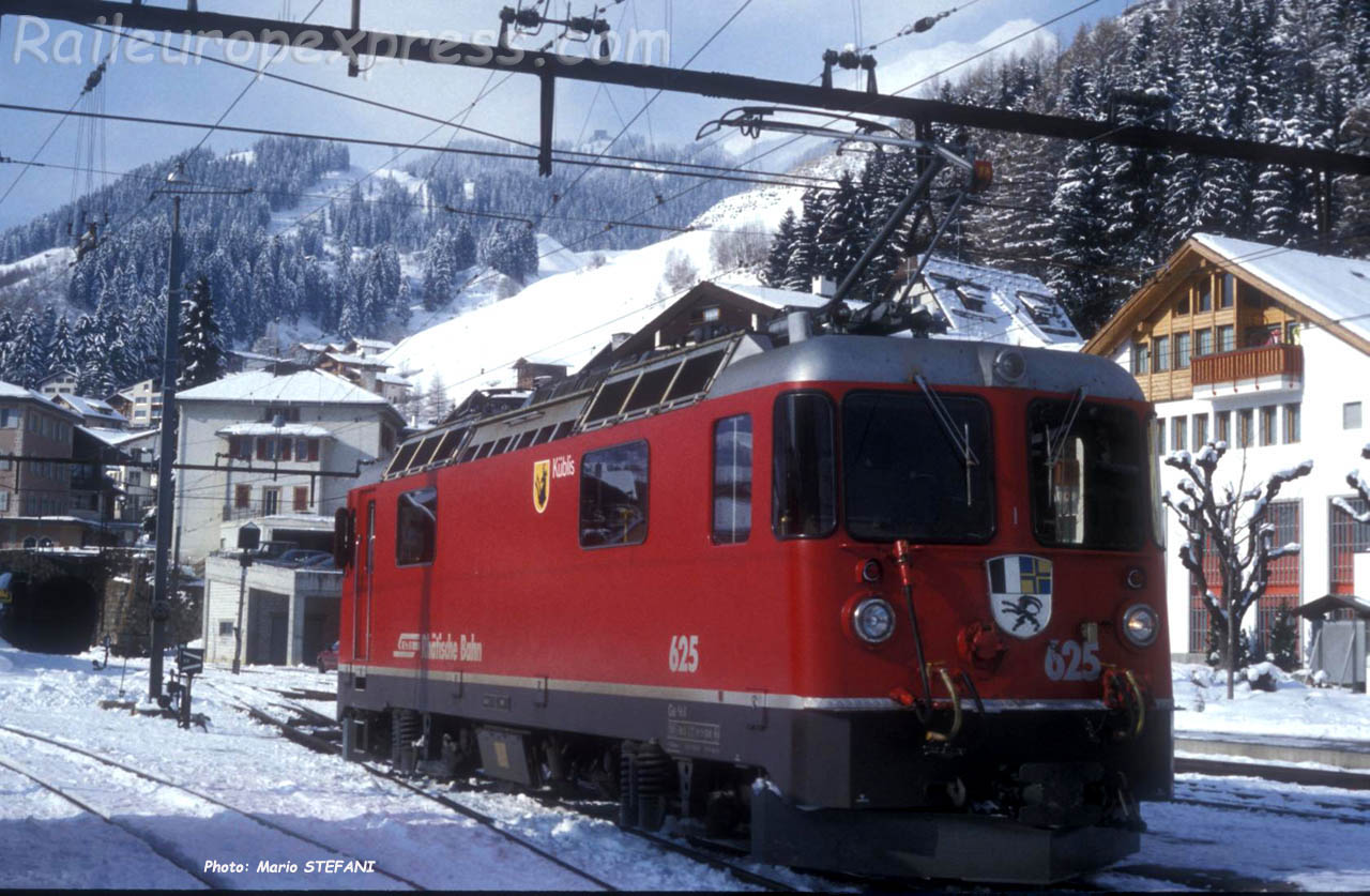 Ge 4/4 II 625 RhB à Disentis (CH)