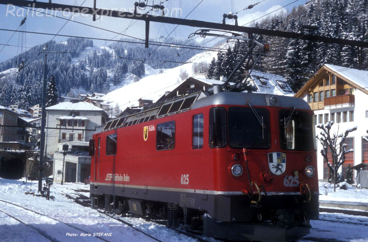 Ge 4/4 II 625 RhB à Disentis (CH)