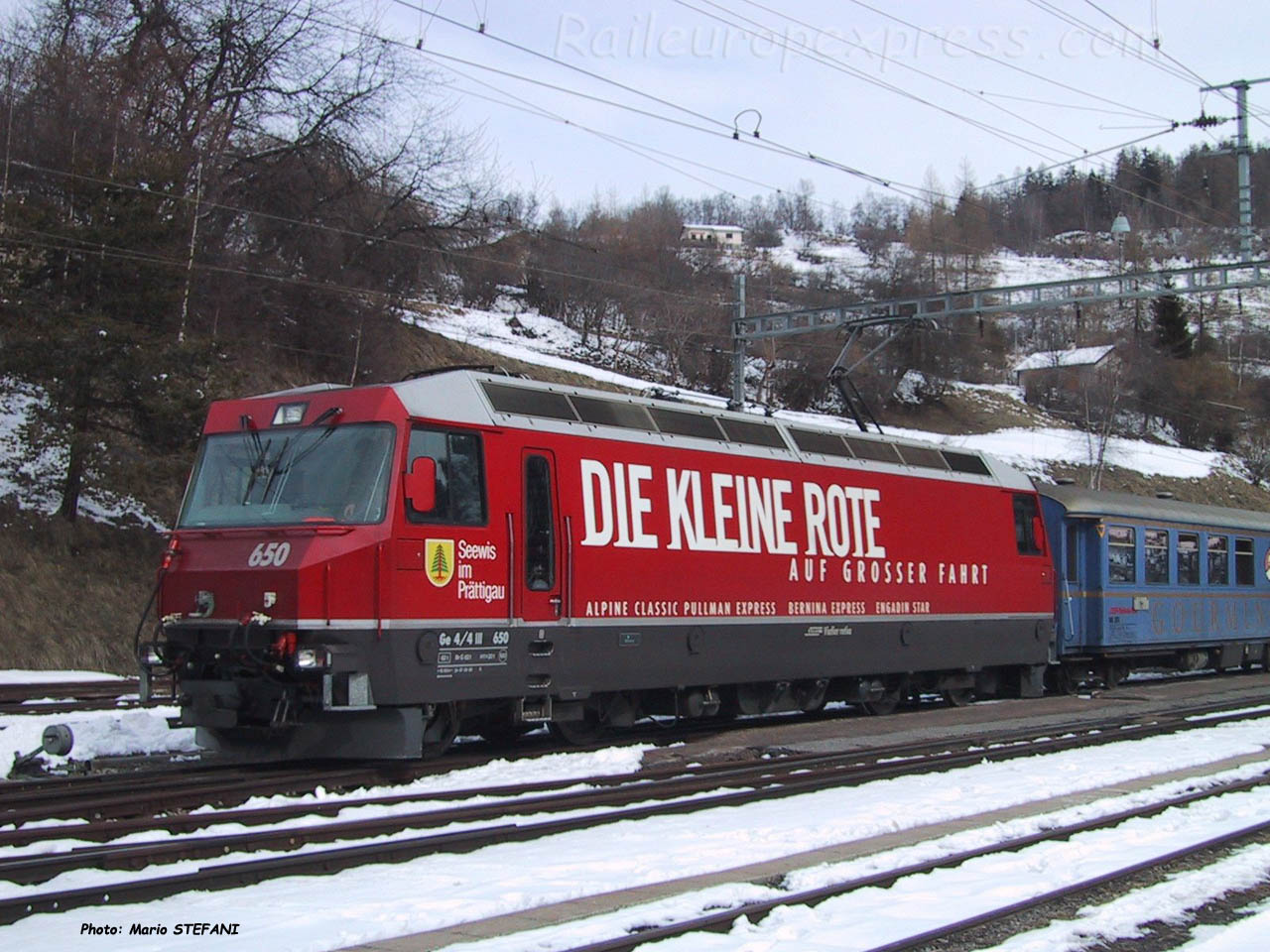 Ge 4/4 III 650 RhB à Filisur (CH)