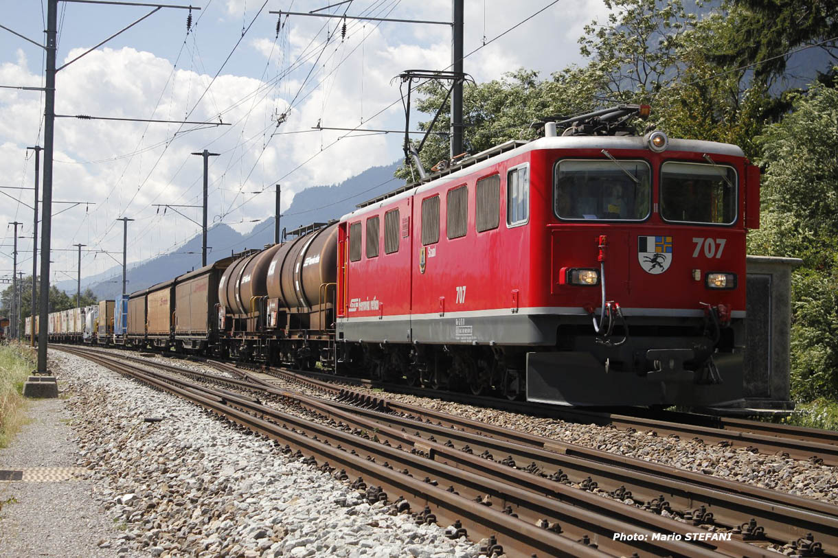 Ge 6/6 707 RhB à Felsberg