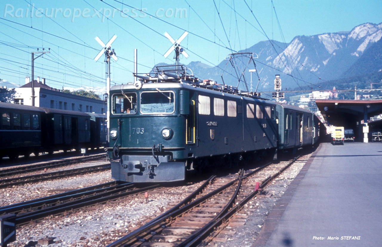 Ge 6/6 II 703 à Chur (CH)