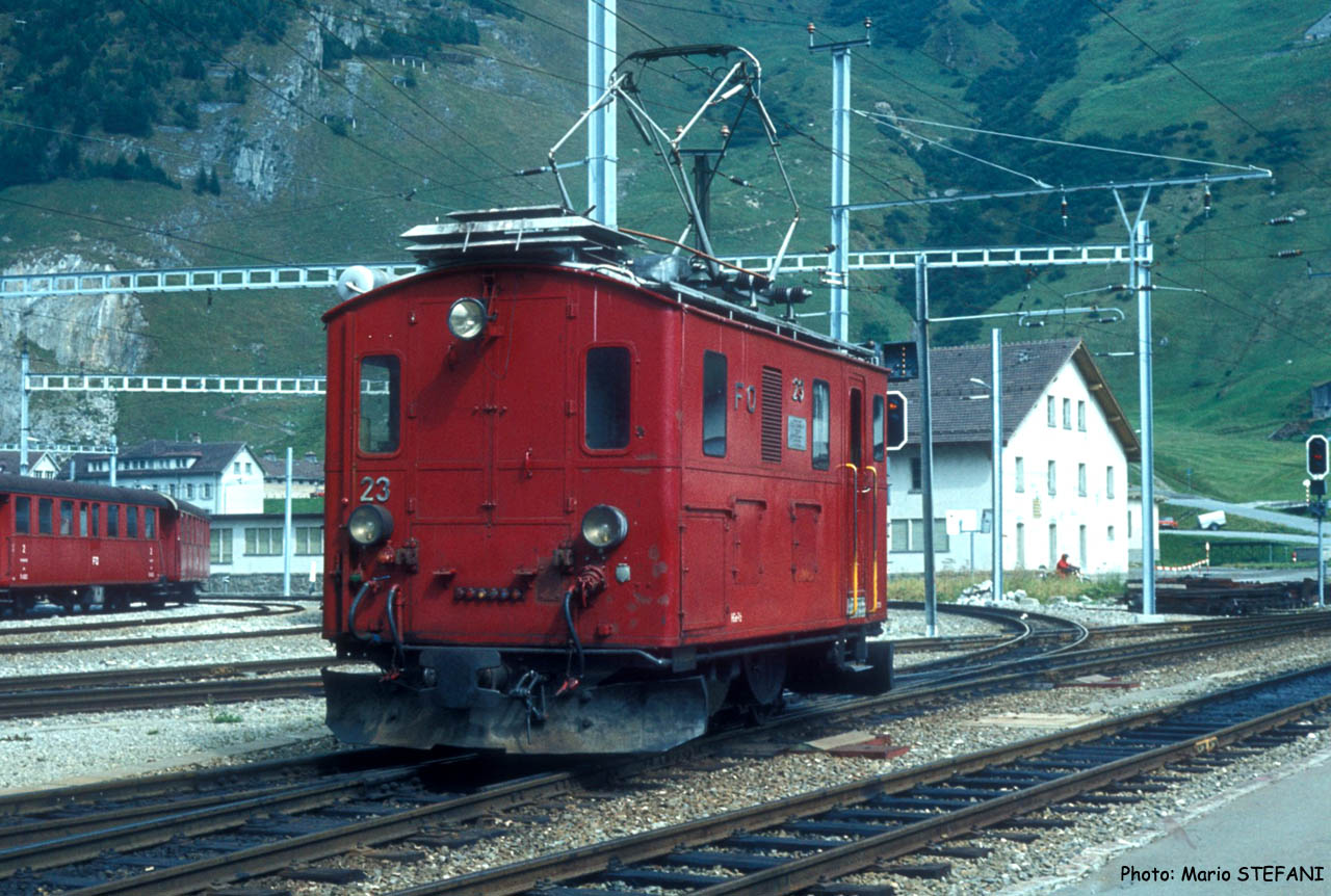 HGe 2/2 23 FO à Andermatt (CH)