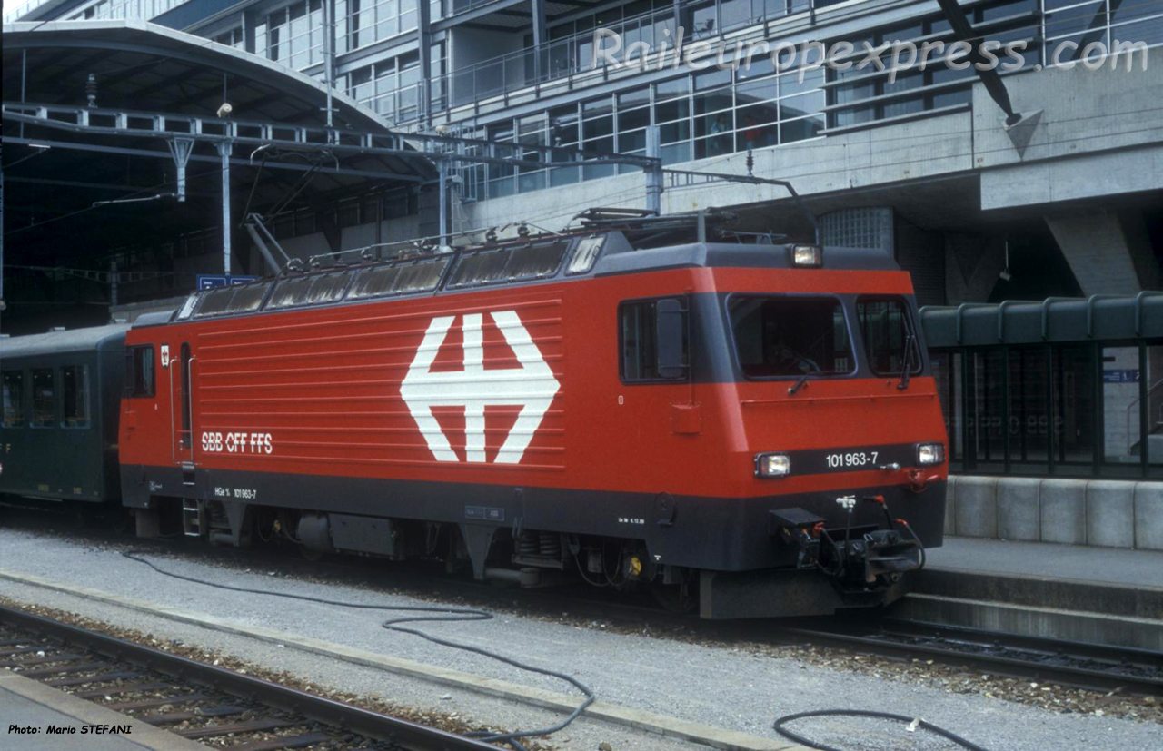 HGe 4/4 101 963-7 CFF à Luzern (CH)