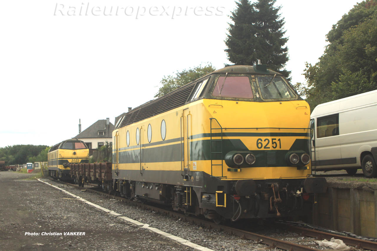 HLD 6251 train de caténaire ligne Namur Luxembourg