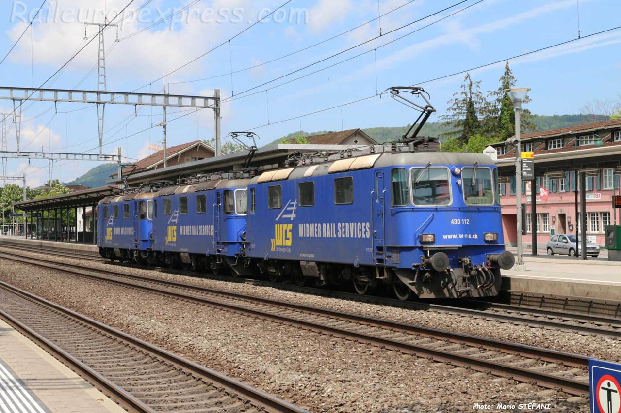 Re 430 112 WRS à Sissach (CH)