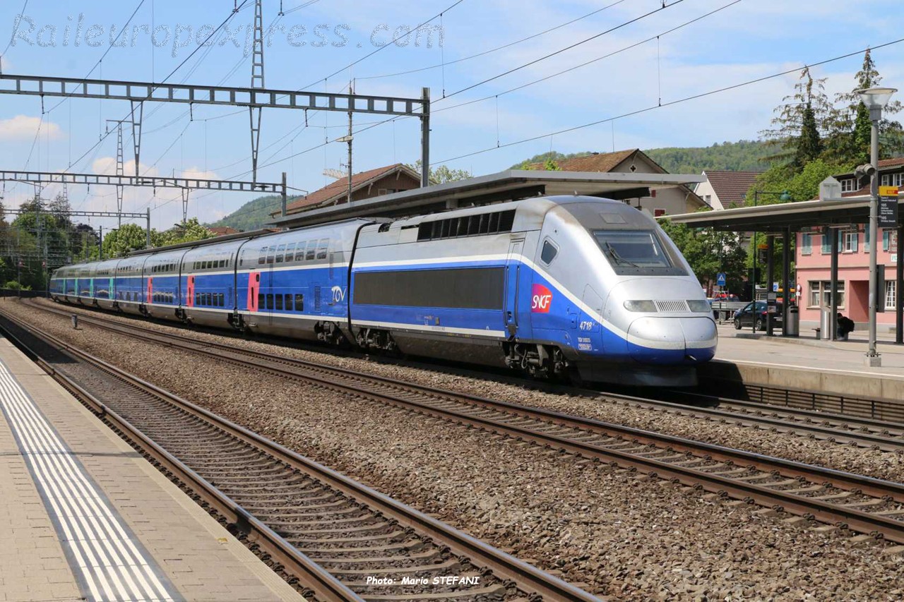 TGV SNCF à Sissach (CH)