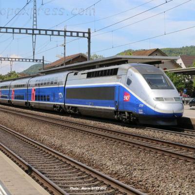 TGV SNCF à Sissach (CH)