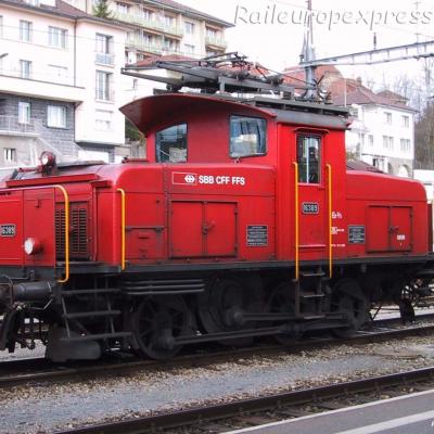 Ee 3/3 16389 CFF à Fribourg (CH)