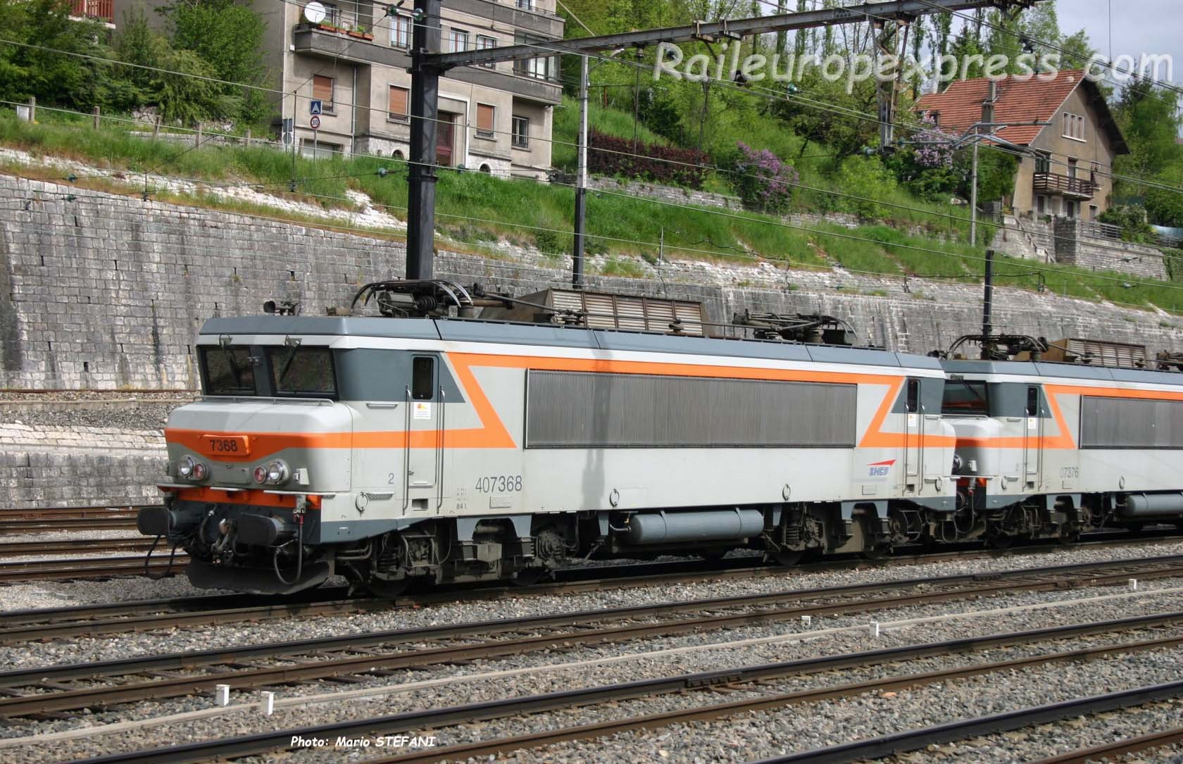 BB 7368 SNCF à Bellegarde (F-01)
