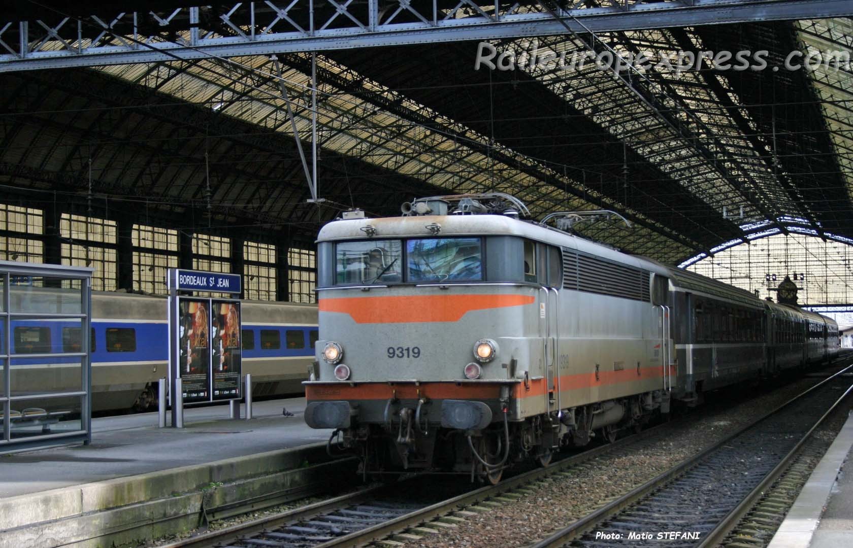 BB 9319 SNCF à Bordeaux Saint Jean (F-33)