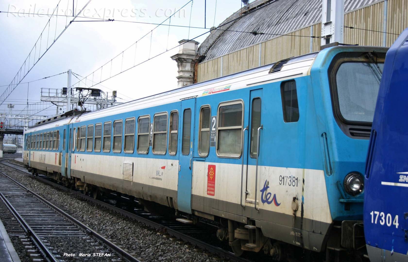 Z 7381 SNCF à Bordeaux Saint Jean (F-33)