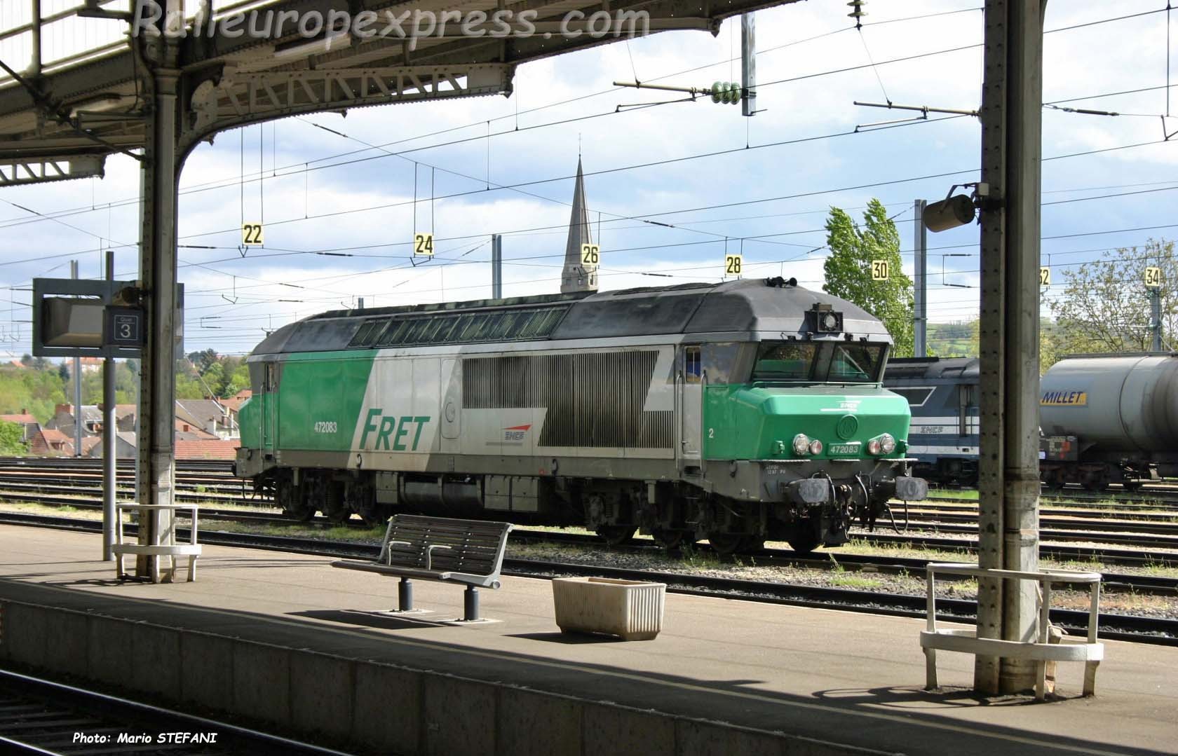 CC 72083 SNCF à Roanne (F-43)