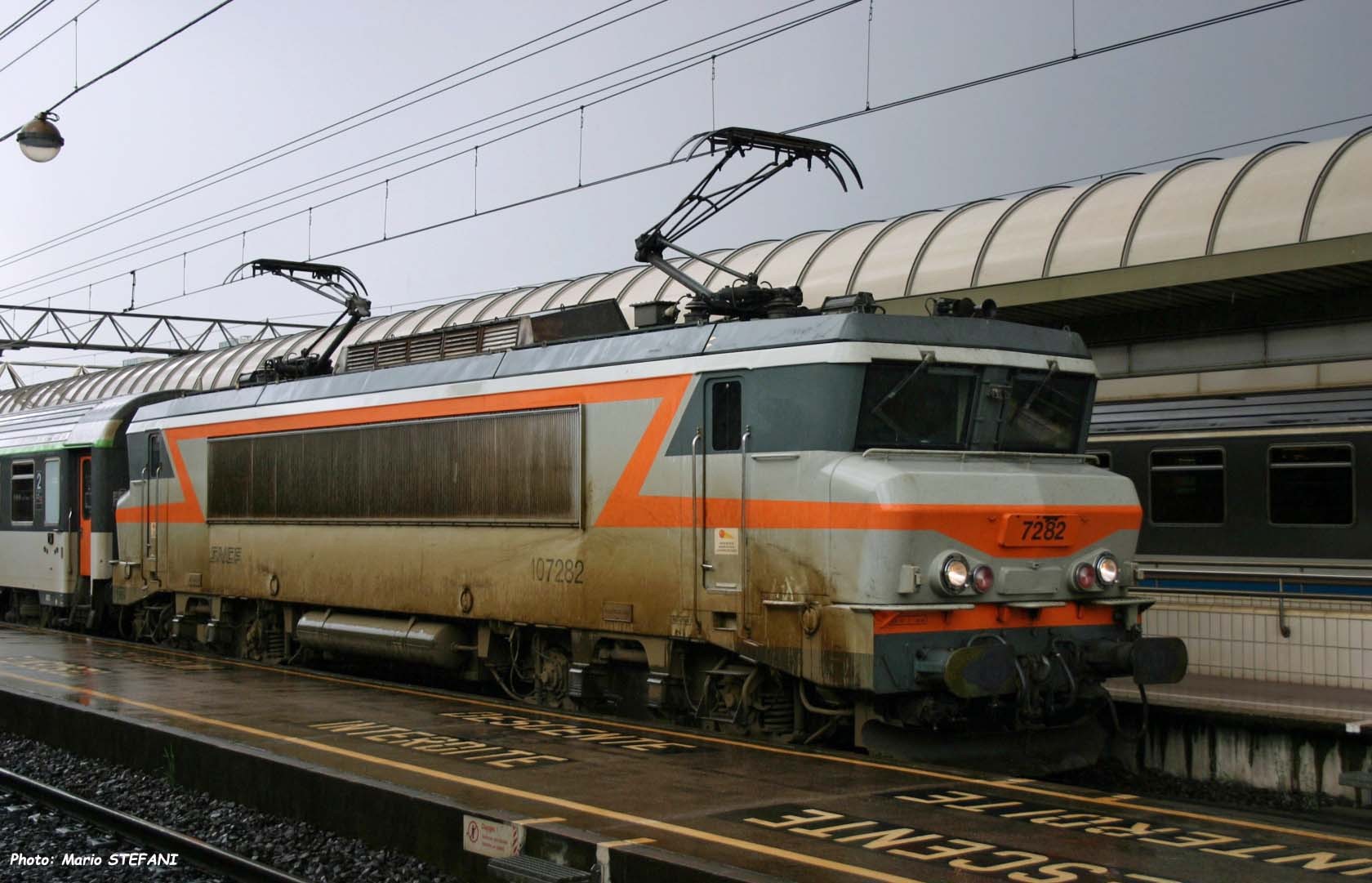 BB 7282 SNCF à Lyon Part-Dieu (F-69)