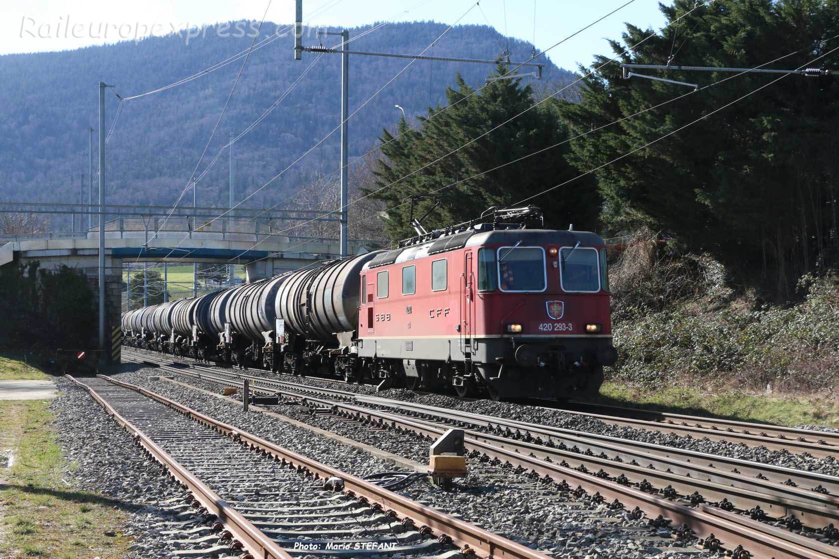 Re 420 293-3 CFF à Boudry (CH)