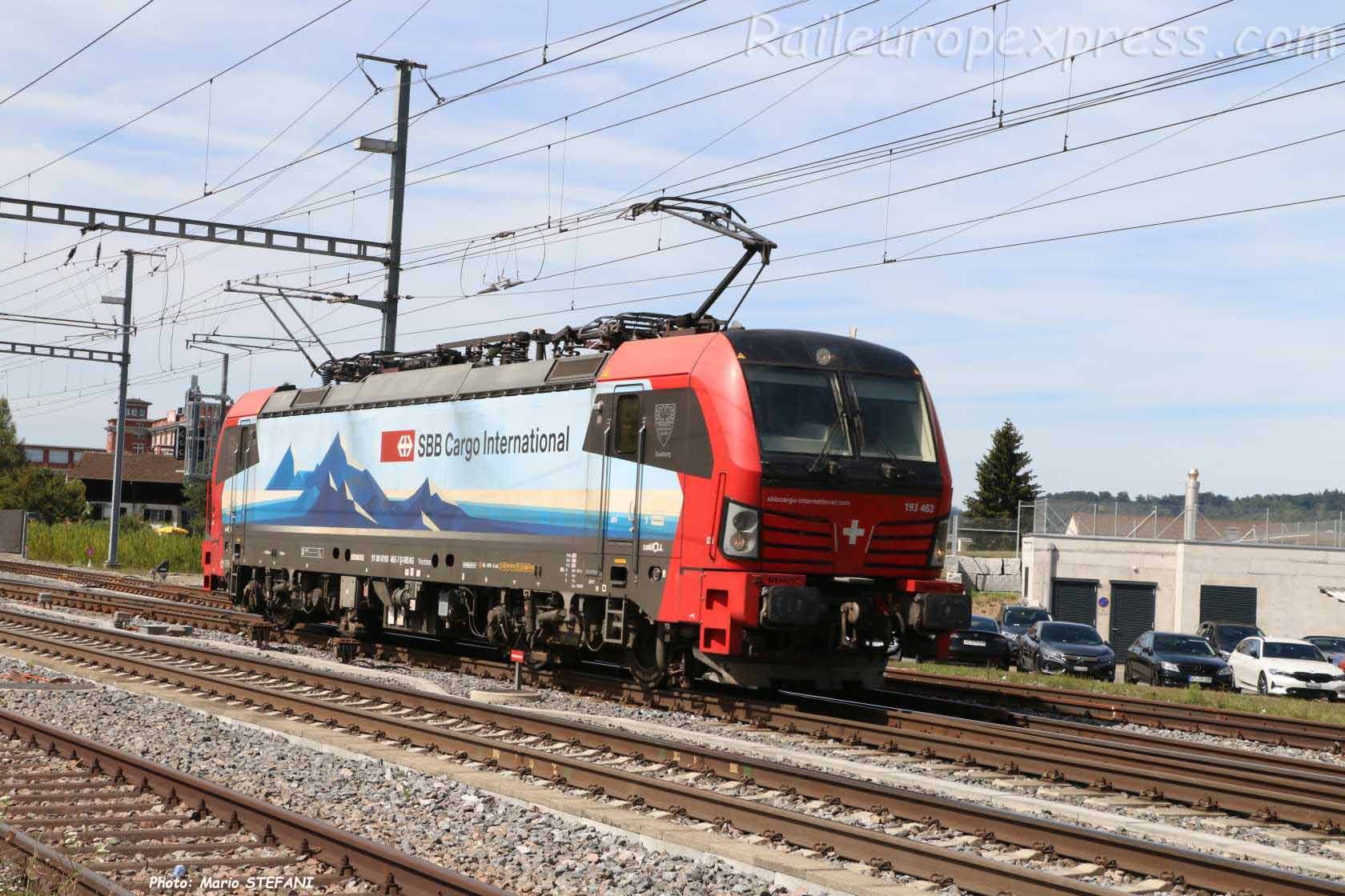 193 463-7 CFF à Dottikon-Dintikon (CH)