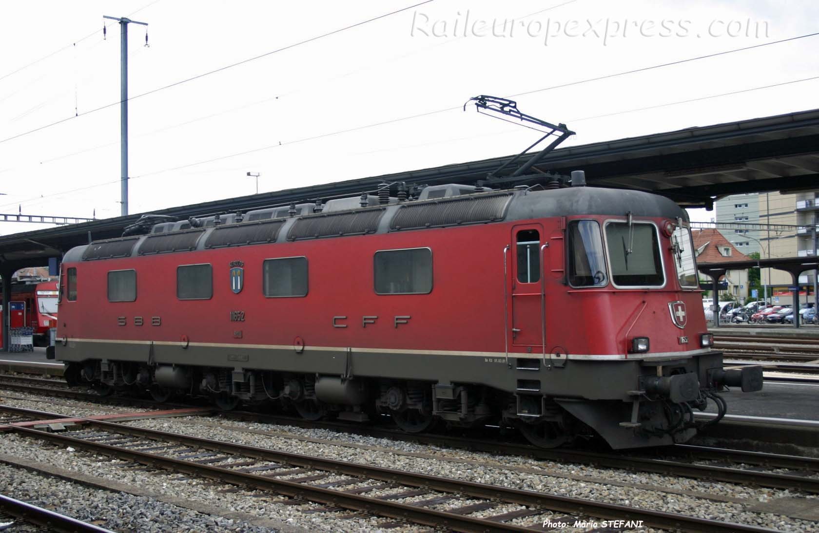 Re 6/6 11652 CFF à Solothurn (CH)