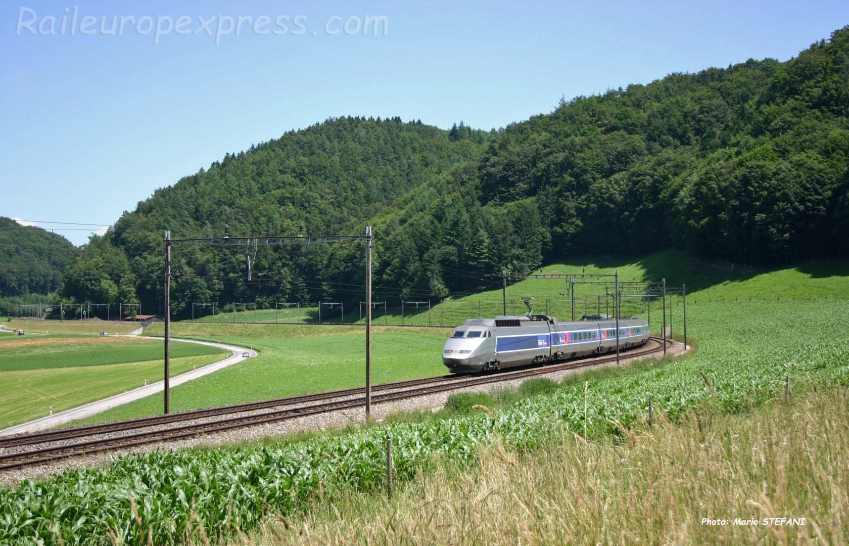 TGV SNCF à Wynigen (CH)