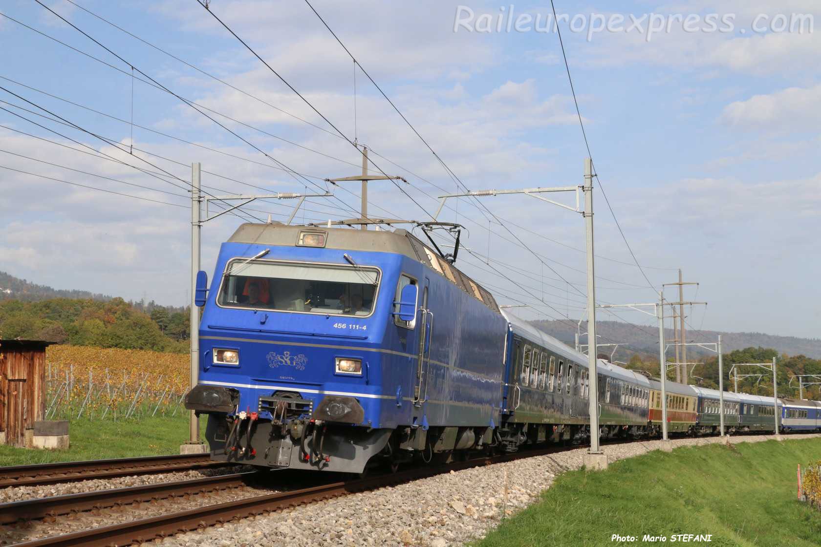 Re 456 111-4 BRM à Boudry (CH)