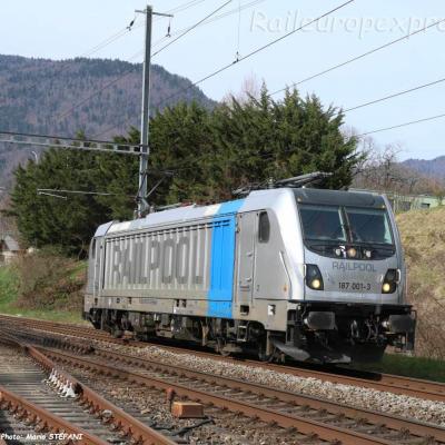 187 001-3 Railpool à Boudry (CH)