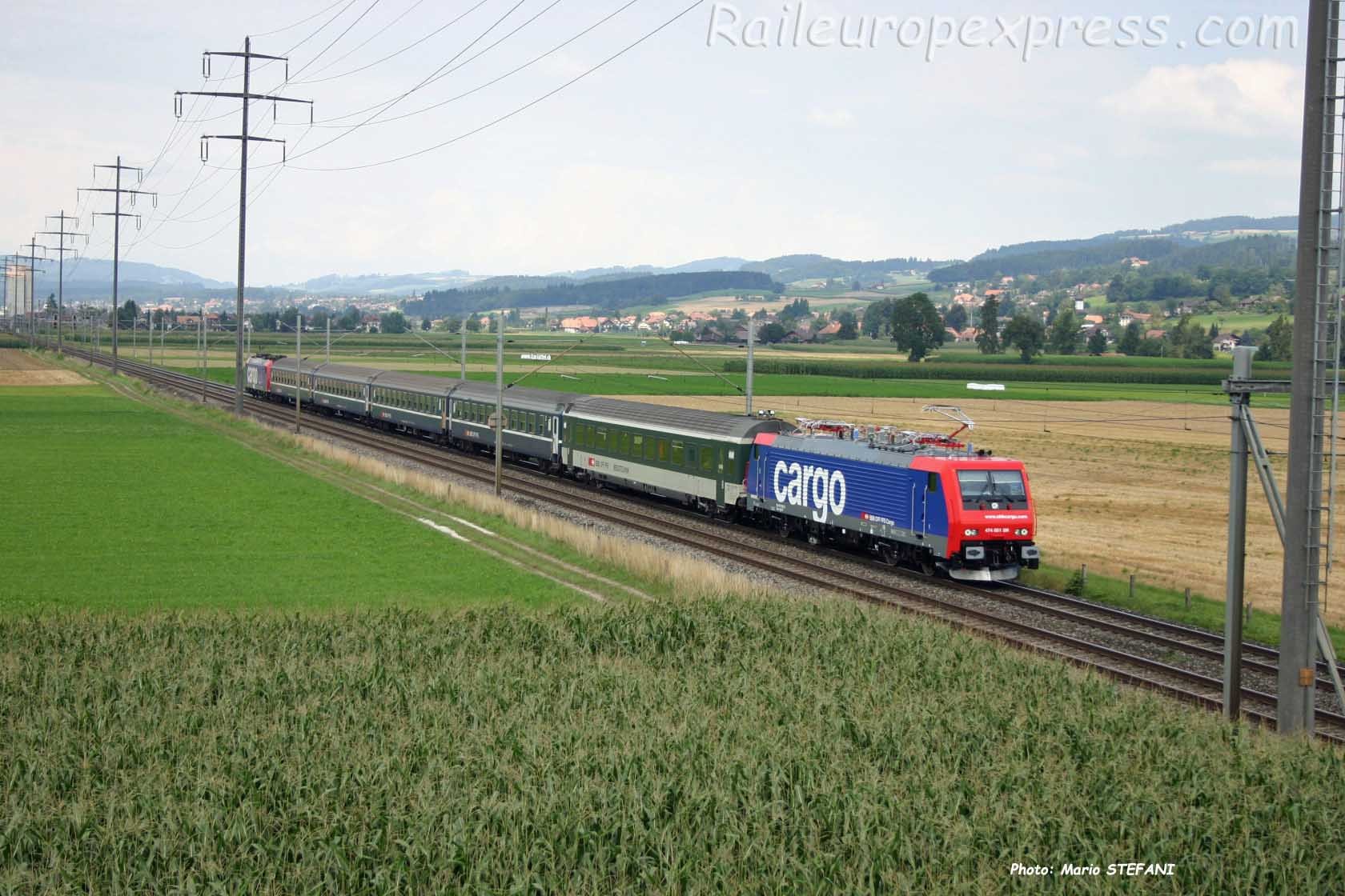 Re 474 001 CFF à Kiesen (CH)