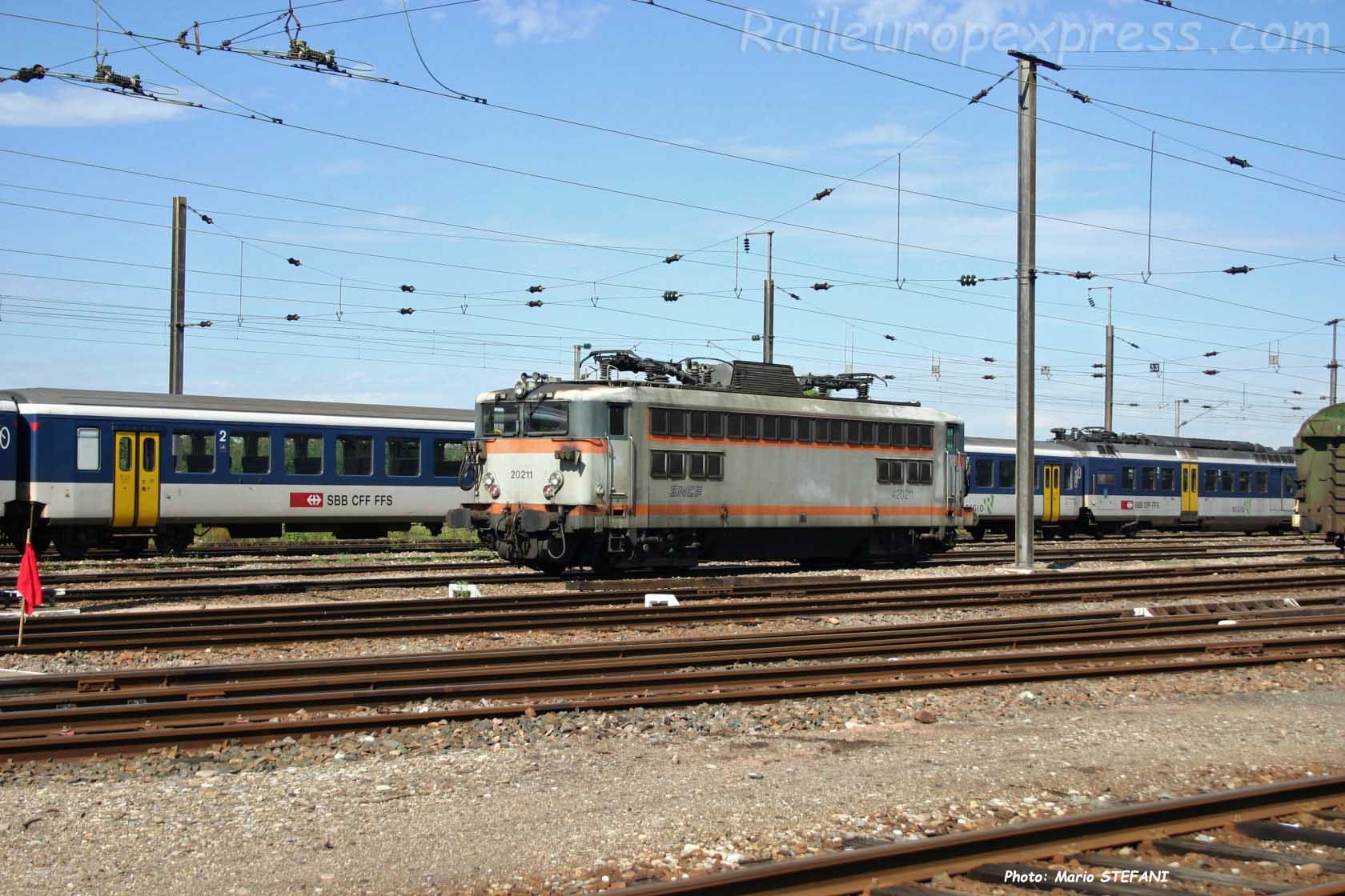 BB 20211 SNCF à Saint Louis (F-68)