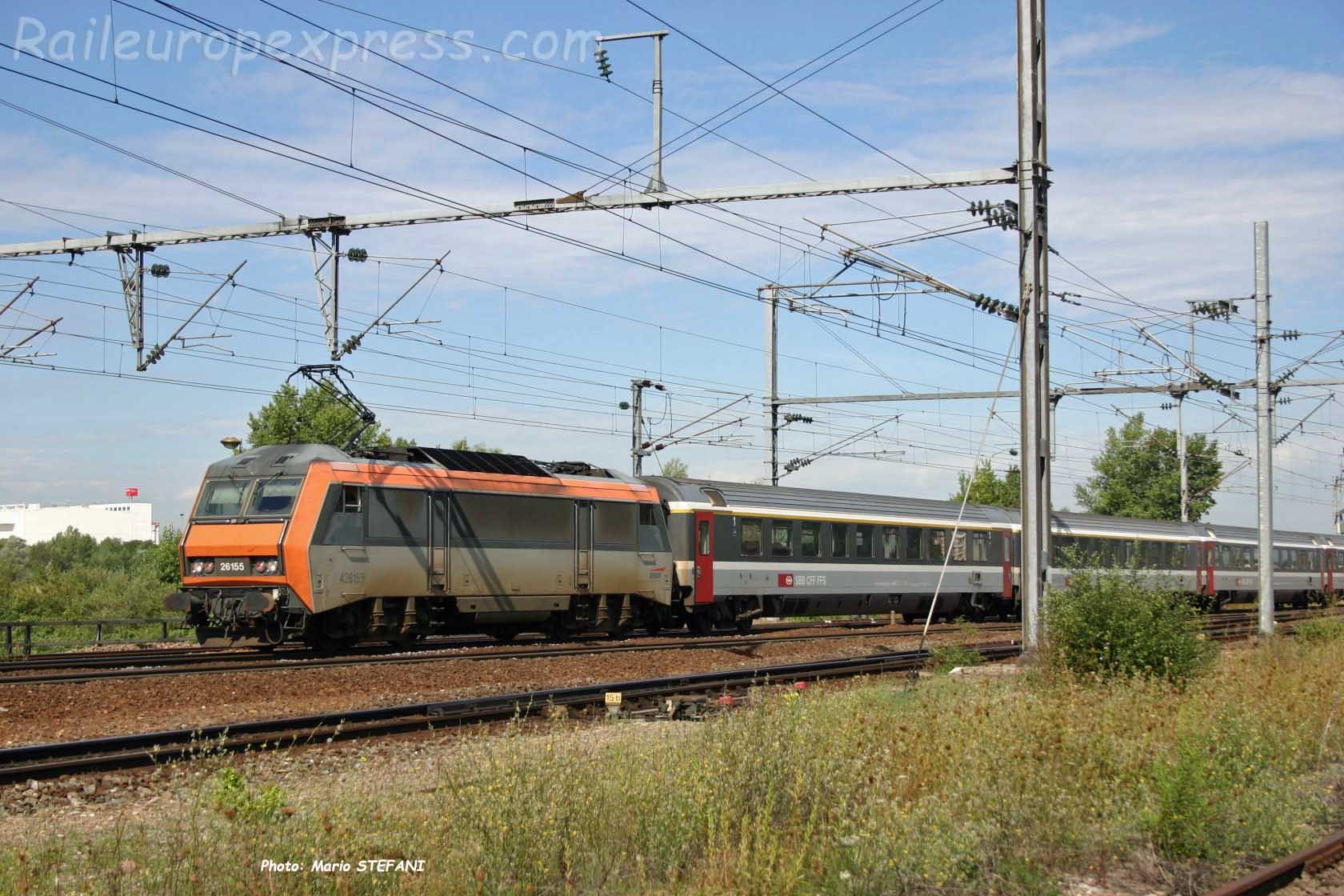 BB 26155 SNCF à Saint Louis (F-68)