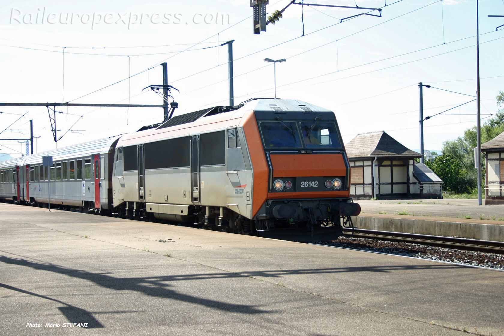 BB 26142 SNCF à Saint Louis (F-68)