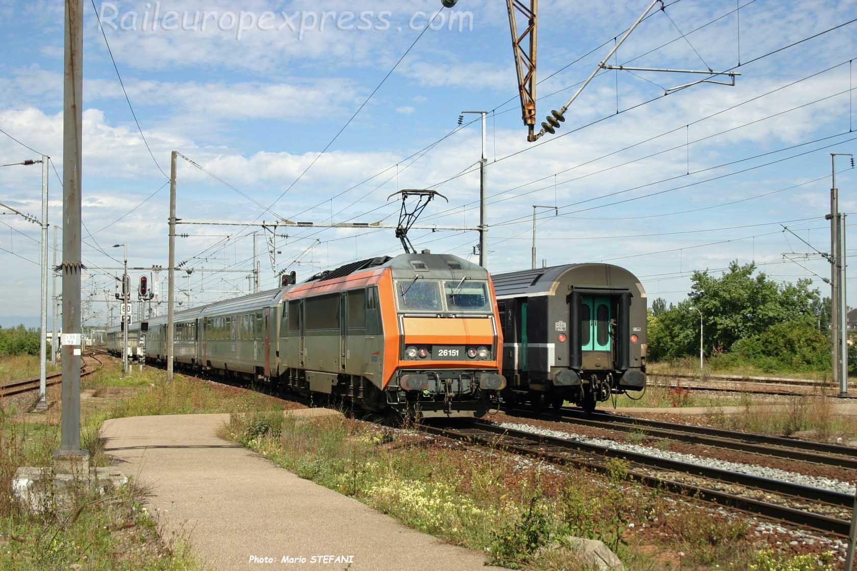 BB 26151 SNCF à Saint Louis (F-68)