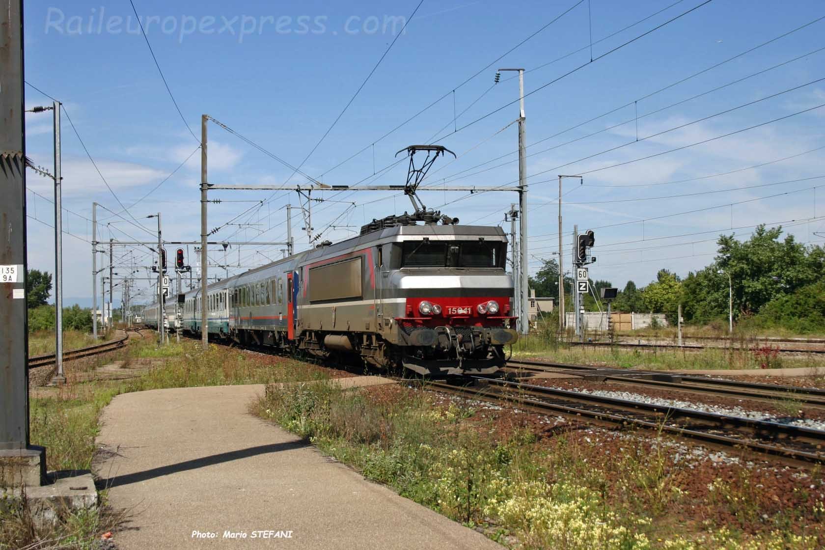 BB 15041 SNCF à Saint Louis (F-68)