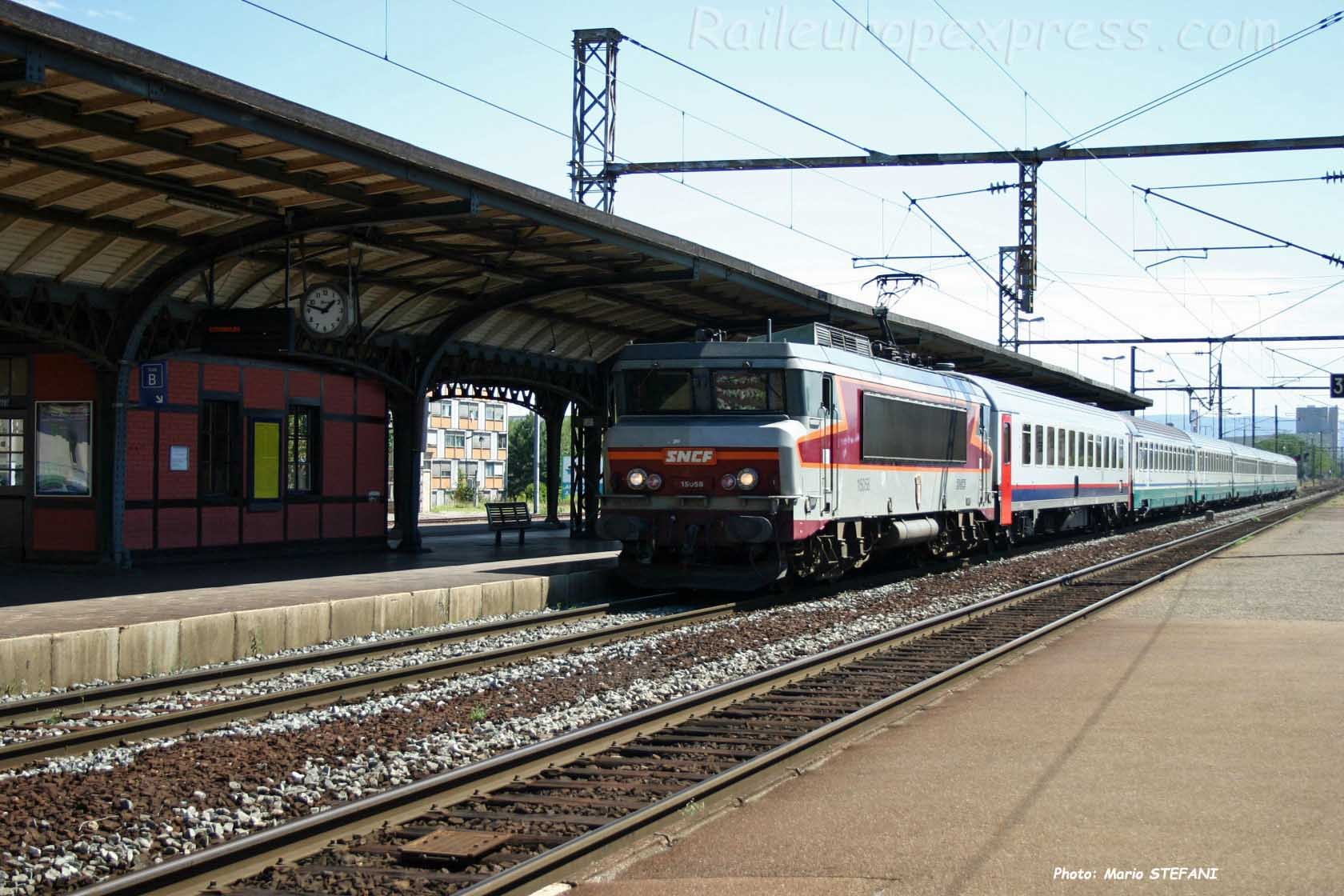 BB 15058 SNCF à Saint Louis (F-68)