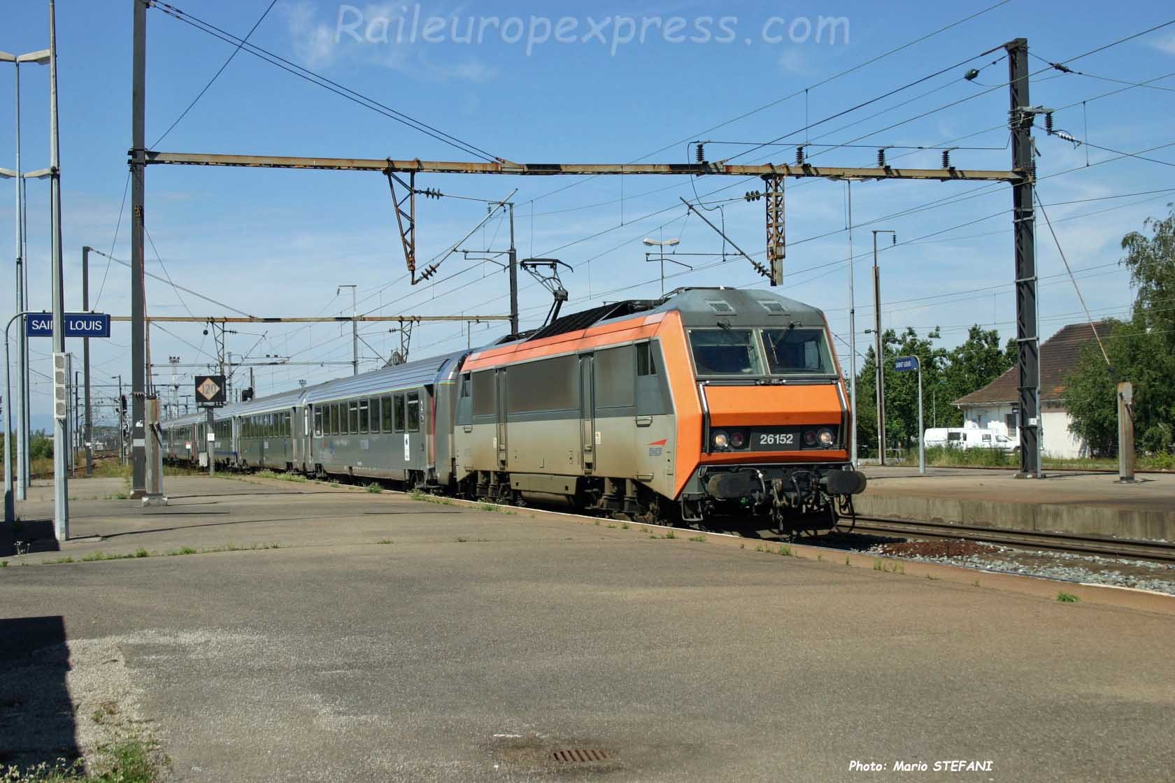 BB 26152 SNCF à Saint Louis (F-68)