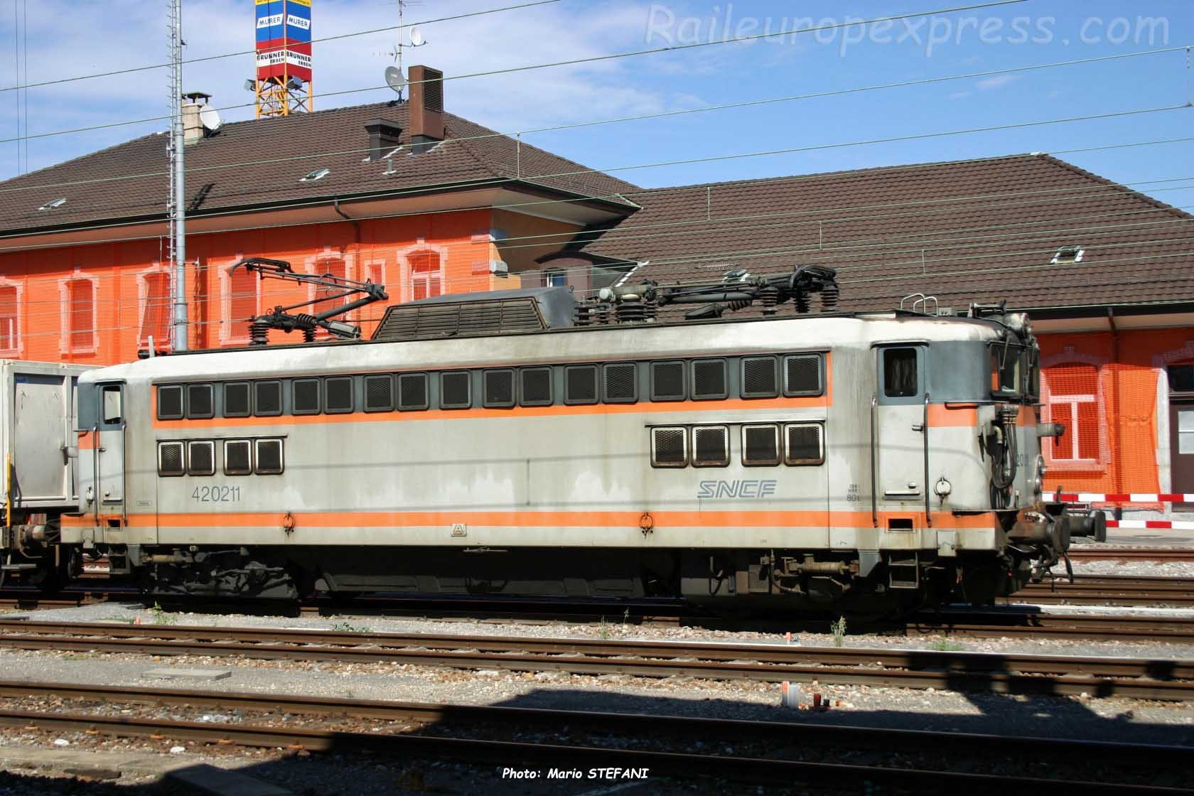 BB 20211 SNCF à Basel St Johann (CH)