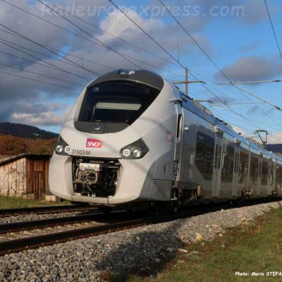 Z 31503/4 SNCF à Boudry (CH)