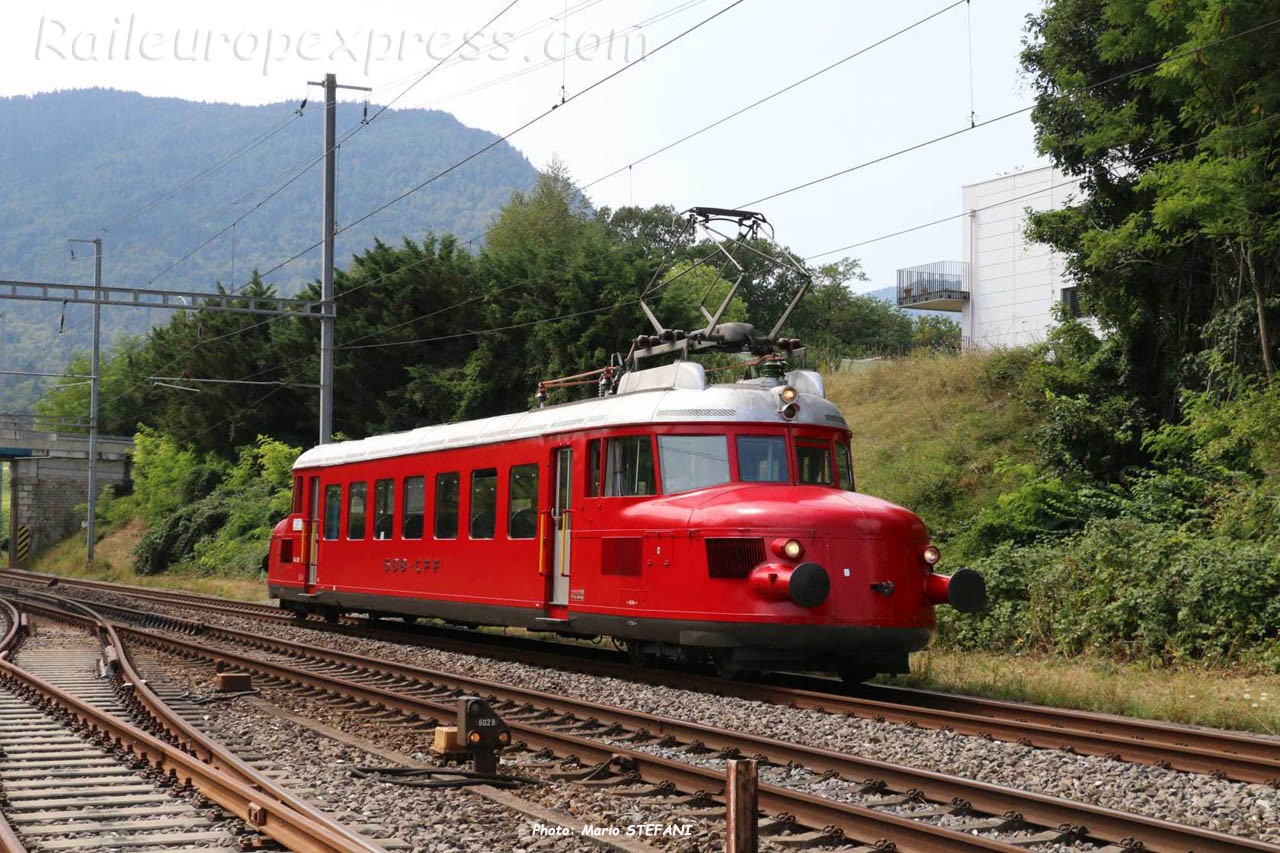 RAe 4/4 1001 CFF à Boudry (CH)