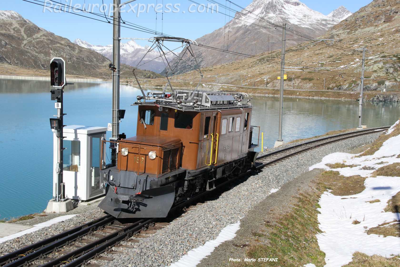 Ge 4/4 182 RhB Bernina Ospizio (CH)