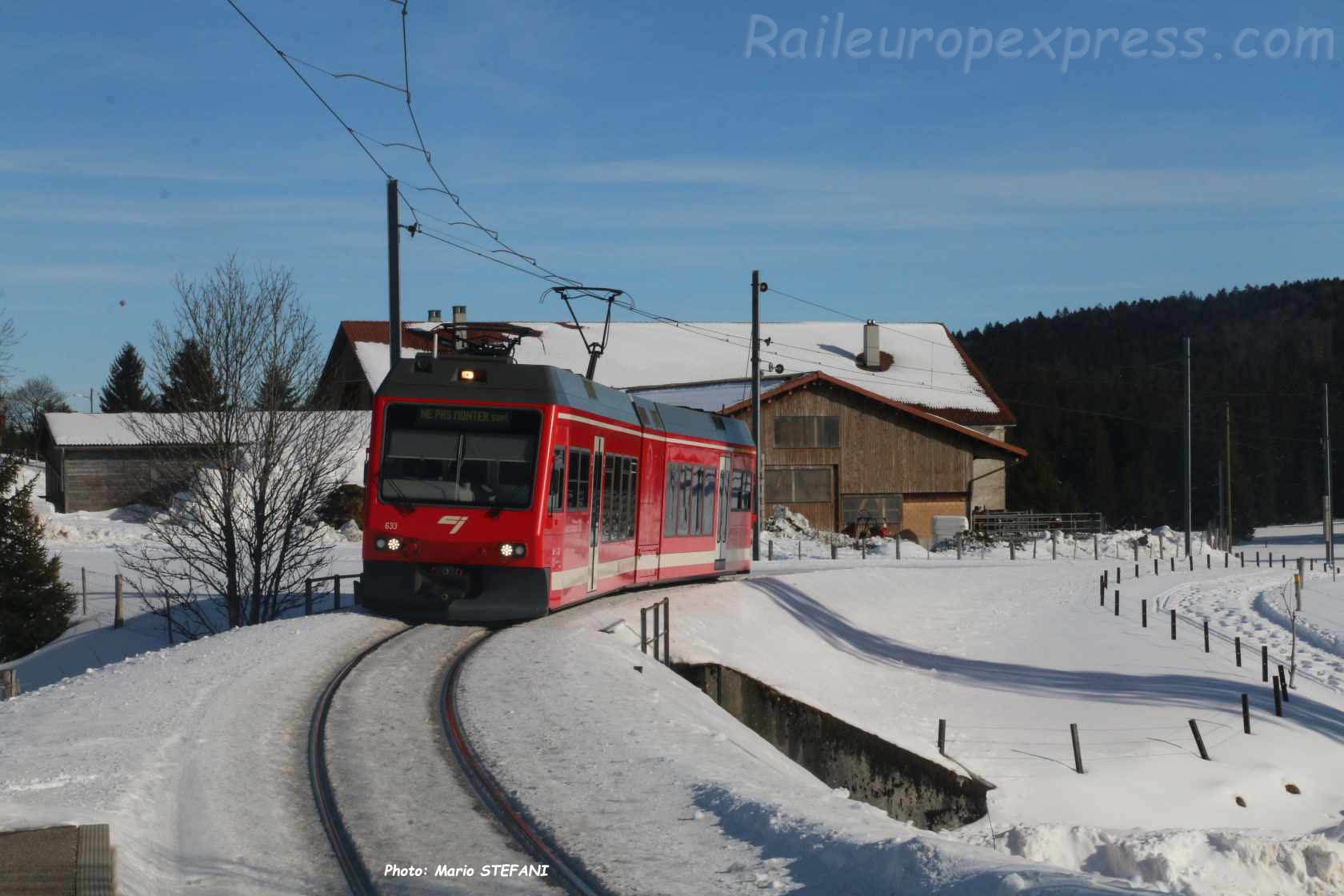 ABe 2/6 CJ à La Chaux de Breuleux (CH)