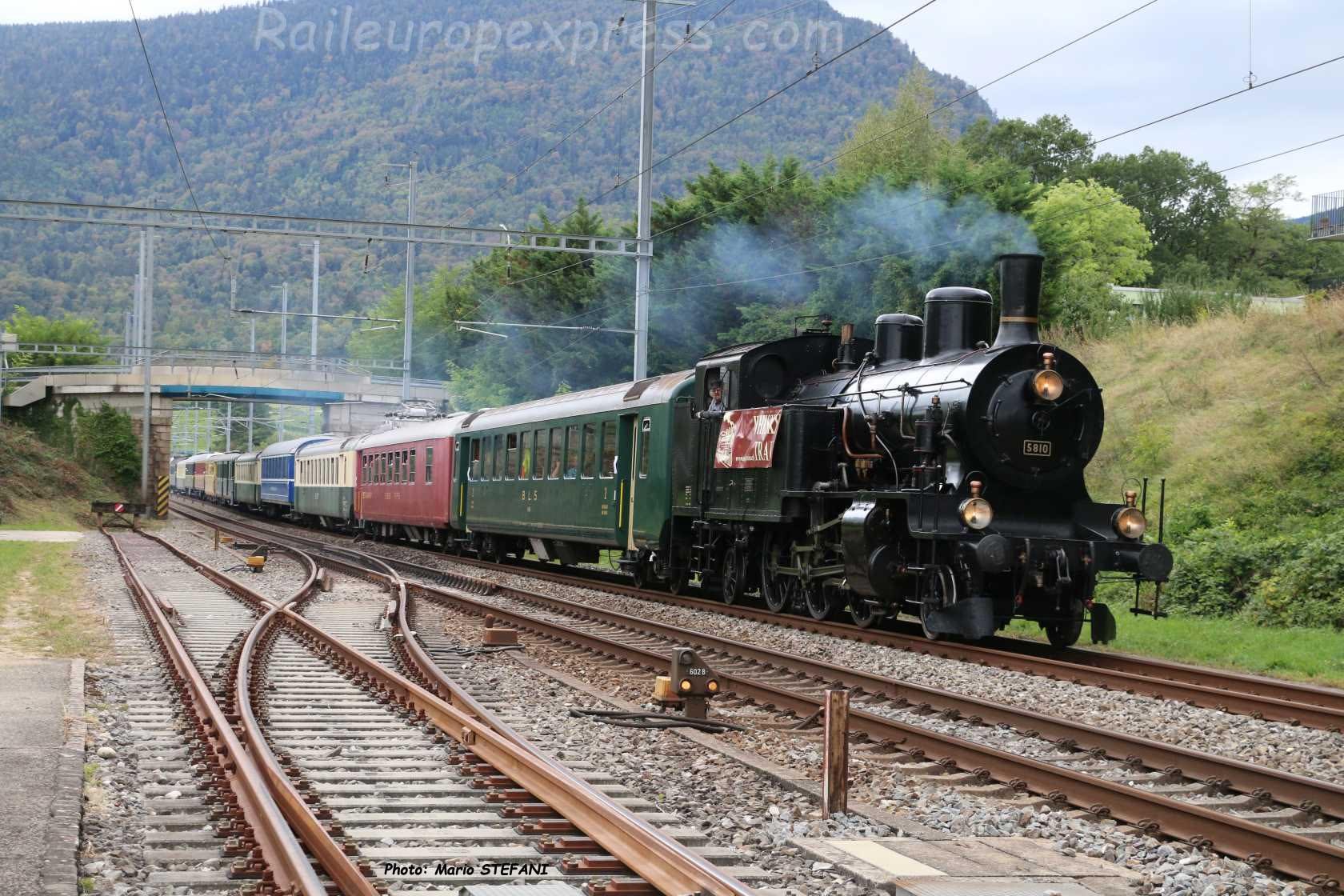 Eb 3/5 5810 CFF à Boudry (CH)