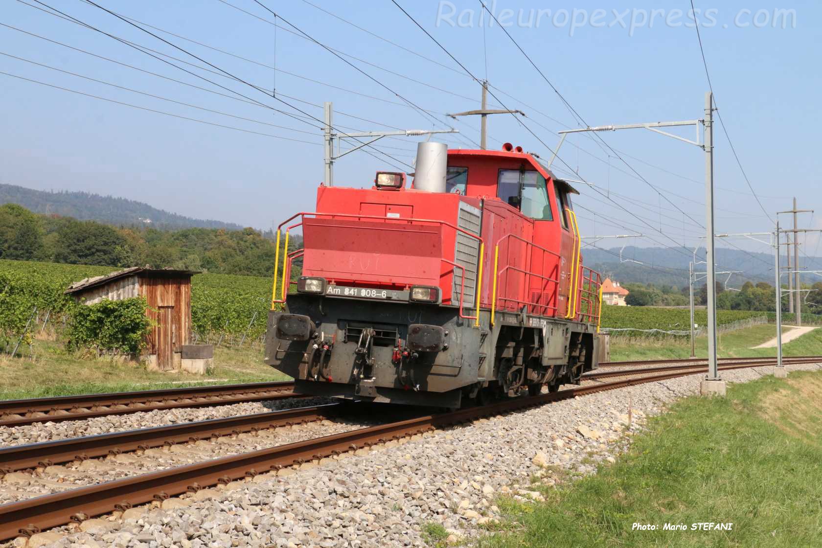 Am 841 008-6 CFF à Boudry (CH)