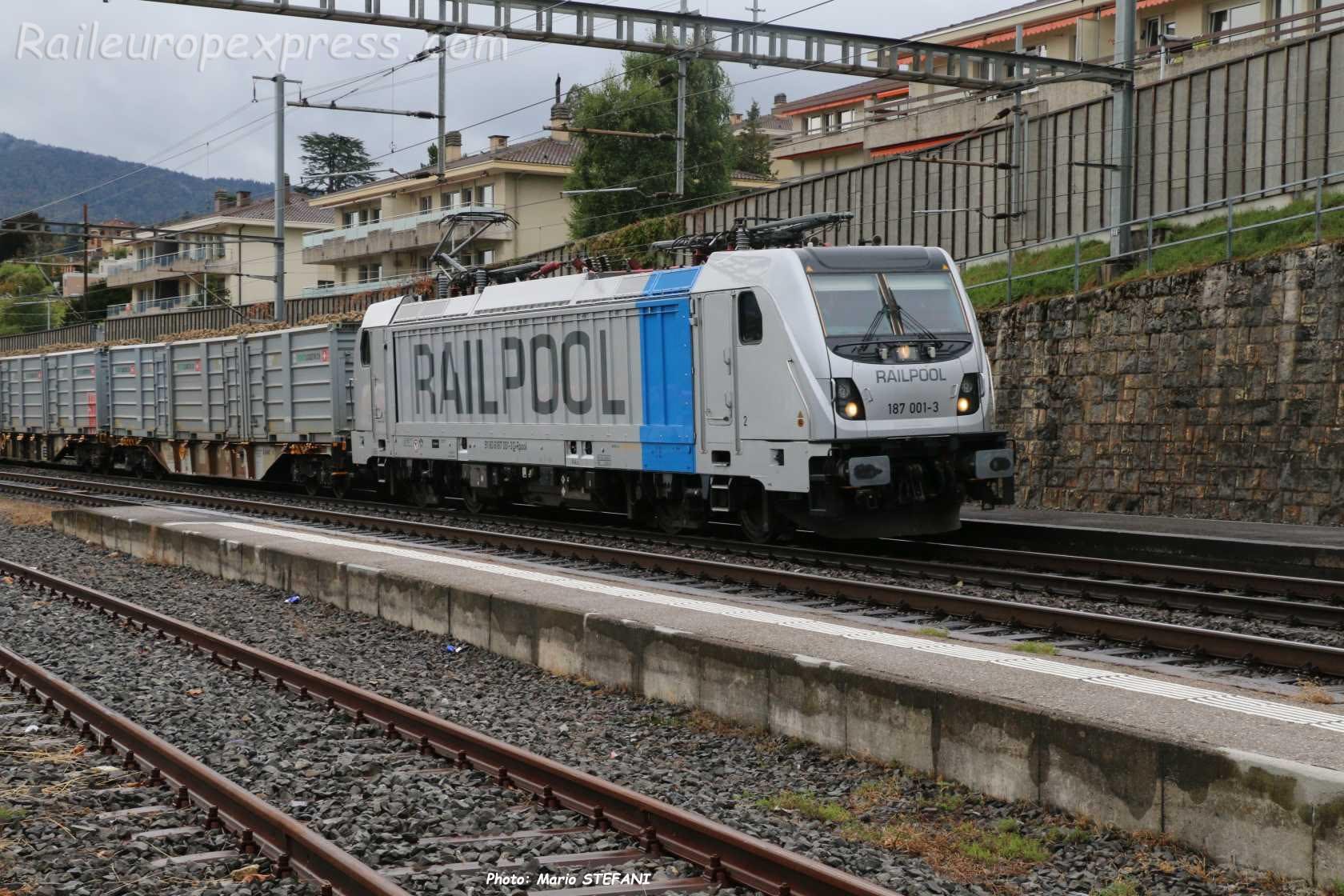 187 001-3 Railpool à Auvernier (CH)