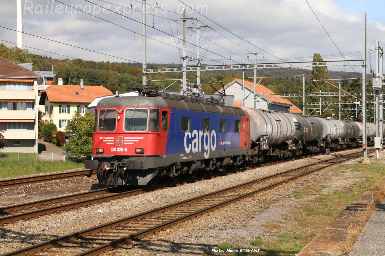 Re 620 026-5 CFF à Colombier (CH)