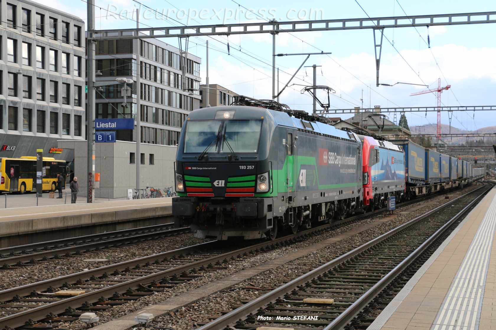 193 257-3 CFF à Liestal (CH)