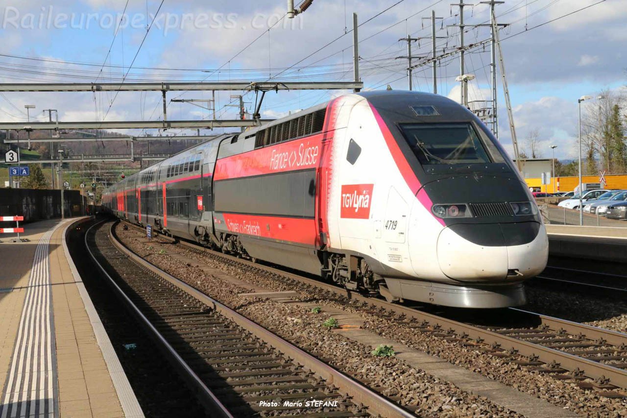 TGV Lyria à Liestal (CH)